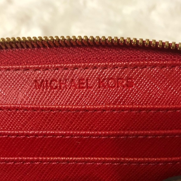 Michael Kors small red wallet - Picture 5 of 9